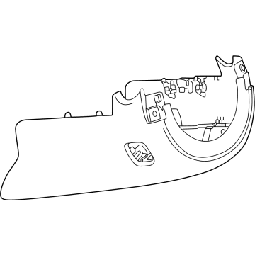 GM 85590832 COVER ASM-I/P STRG COL LWR TR *BLACK K