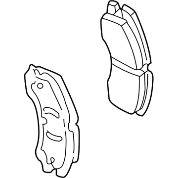 1998 Cadillac Deville Brake Pad - 19213362