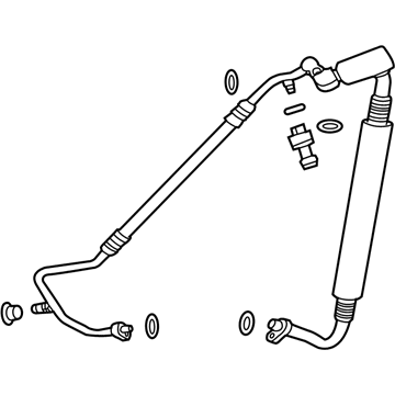 92511787 GM A/C Compressor Hose Assembly Illustration 1 of 1