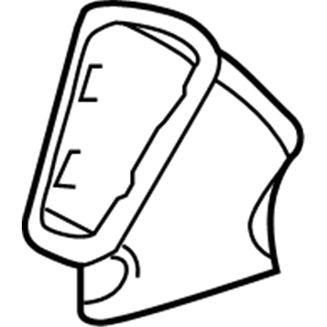 Cadillac Air Intake Coupling - 22739144
