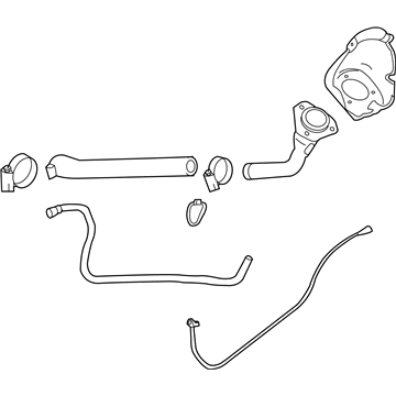 GM 84766922 Pipe Assembly, F/Tnk Fil (W/ Fil Hose)