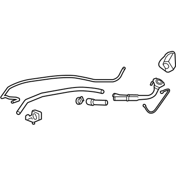 2007 GMC Yukon Fuel Filler Hose - 19417035