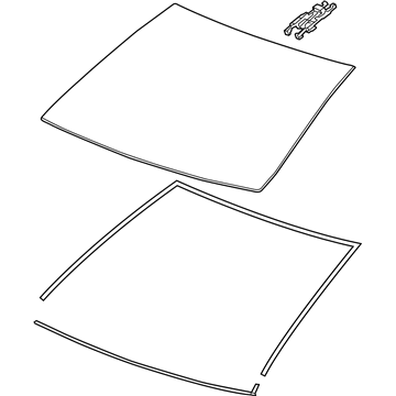 26252259 GM Windshield Assembly Illustration 1 of 1