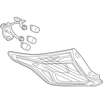 Chevrolet Volt Tail Light - 84471797