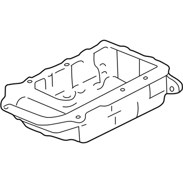 1992 Oldsmobile Achieva Oil Pan - 24571250