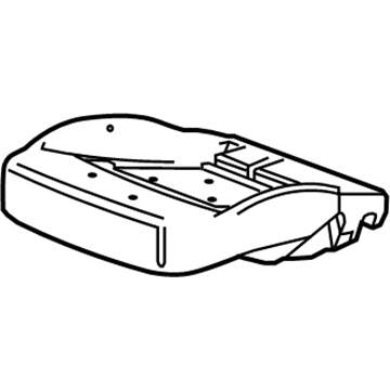 2013 Chevrolet Malibu Seat Cushion Pad - 23493957