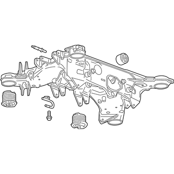GM 84154088 Cradle Assembly, Rear Suspension