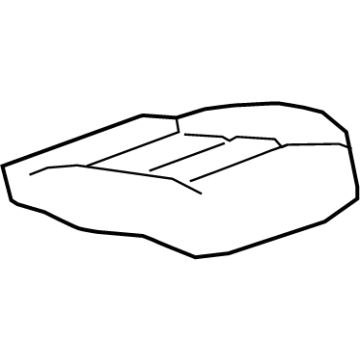 GM 84615886 Cover Assembly, F/Seat Cush *Black Sesame