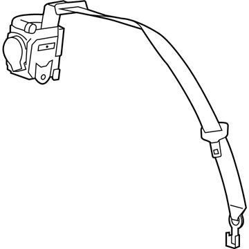 2019 Chevrolet Corvette Seat Belt - 19368634