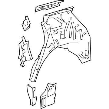 GM 84734974 Panel Assembly, Qtr Inr