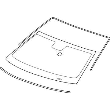22909445 GM Windshield Asm Illustration 1 of 1