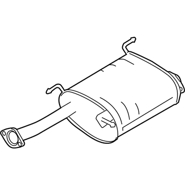 2017 Chevrolet City Express Muffler - 19316295
