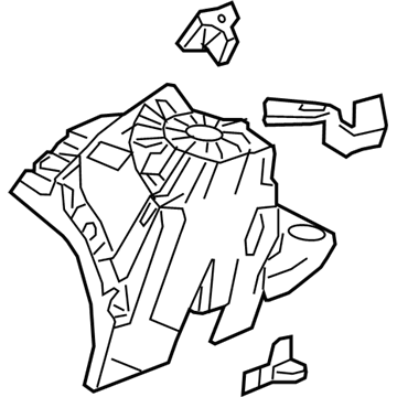 84051381 - Genuine GM Front Wheelhouse Panel Assembly