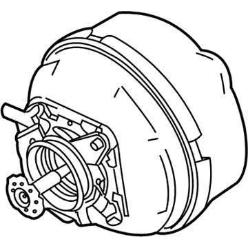 88967237 GM Power Brake Booster Illustration 1 of 1