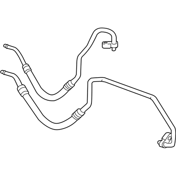 2019 Chevrolet Cruze Automatic Transmission Oil Cooler Line - 42573558