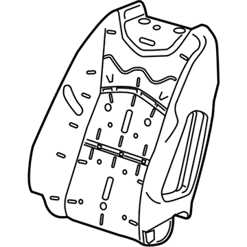 2021 Cadillac XT4 Seat Cushion Pad - 84551396