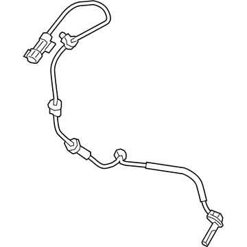 2022 Chevrolet Bolt EV Wheel Speed Sensor - 42808341