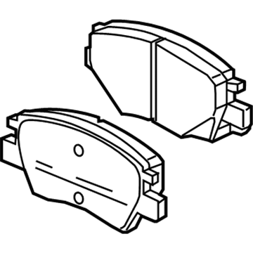 2022 Chevrolet Bolt EV Brake Pad - 42671512