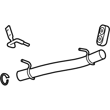 2007 Chevrolet Express Tail Pipe - 15124400