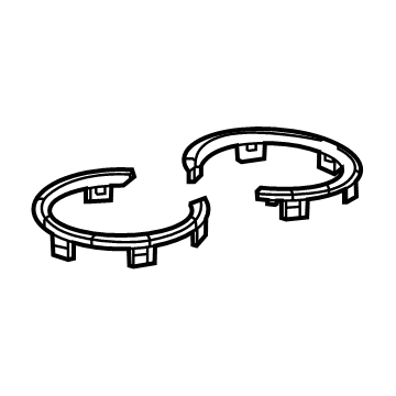 GM 84267384 Plate Assembly, F/Flr Cnsl Compt Tr *Galvano Silvv