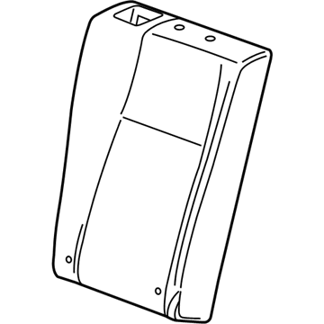 GM 42451899 Cover Assembly, Rear Seat Back *Shale