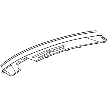 GM 85105037 EXTENSION ASM-I/P *BLACK