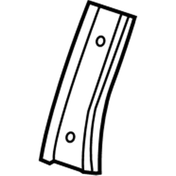 GM 20907555 Extension, Body Lock Pillar Lower Reinforcement 20907555 GM Extension, Body Lock Pillar Lower Reinforcement Illustration 1 of 1