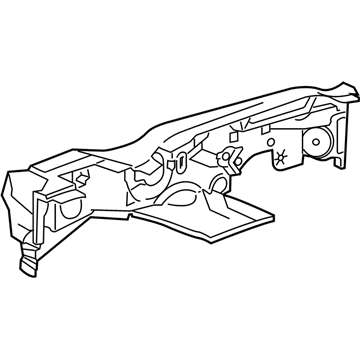 GM 84005231 Barrier Assembly, Dash Panel Interior Sound 84005231 GM Barrier Assembly, Dash Panel Interior Sound Illustration 1 of 1