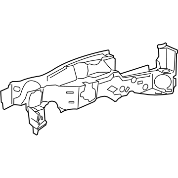 GM 23114341 Insulator Assembly, Dash Panel Outer 23114341 GM Insulator Assembly, Dash Panel Outer Illustration 1 of 1