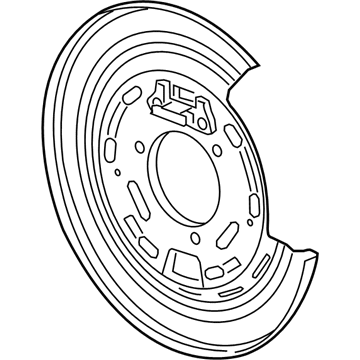 Cadillac CT6 Brake Backing Plate - 84203255