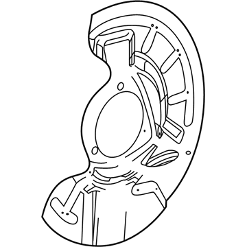 2020 Buick Regal Brake Backing Plate - 23384703