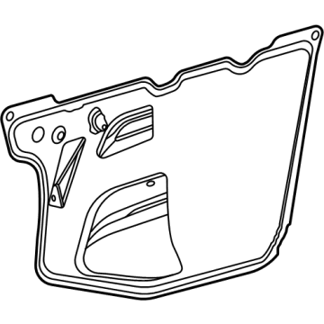 GM 84277686 Deflector Assembly, Front S/D Wat