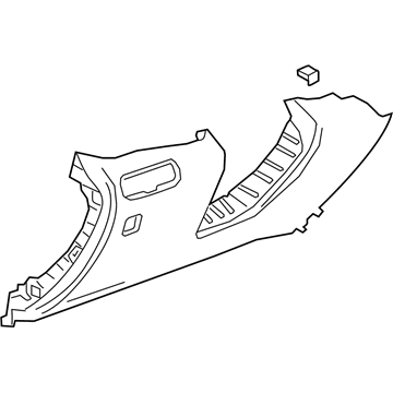 GM 84370719 Bolster Assembly, I/P Knee *Black