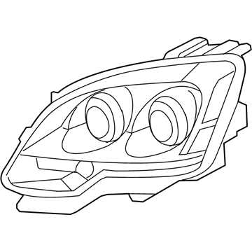 25796710 - Genuine GM Capsule Assembly, Headlamp