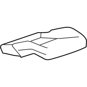 22836266 GM Passenger Seat Cushion Cover Illustration 1 of 1