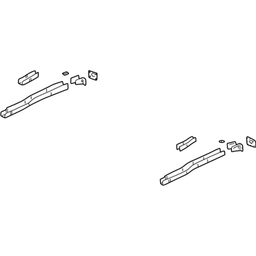10316752 GM Rail Assembly, Underbody Rear Side Illustration 1 of 1