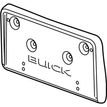 GM 22976463 Bracket Assembly, Front License Plate