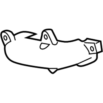 2016 GMC Sierra Exhaust Heat Shield - 12634074