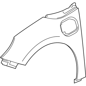 GM 84030922 Fender, Front (Rh)