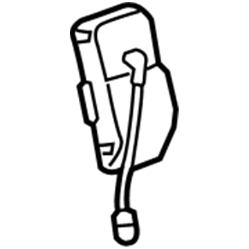 GM 22974027 Handle, 3Rd Row Seat Pull *Black