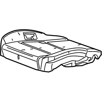 Cadillac Seat Cushion Pad - 22826674