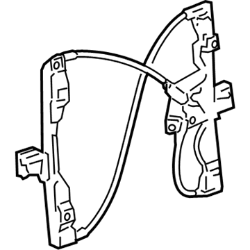 GM 25939268 Front Side Door Window Regulator