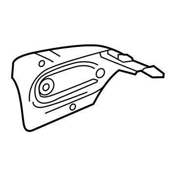 GM 60004013 BRACE-QTR INR PNL 60004013 GM BRACE-QTR INR PNL Illustration 1 of 1
