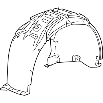 Chevrolet Cruze Fender Splash Shield - 84156926