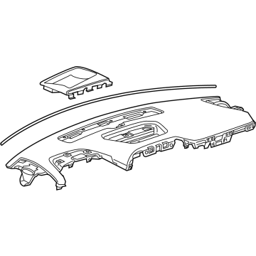 GM 84553050 Panel Assembly, Inst *Black