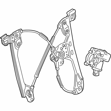 Cadillac CT4 Window Regulator - 84898051