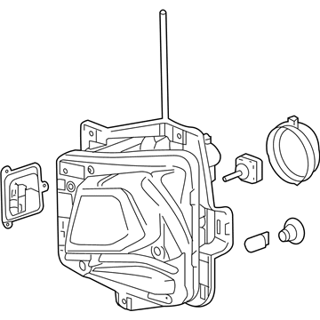 GM 85568109 HEADLAMP ASM-FRT