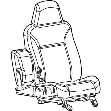 GM 15804024 Seat Assembly - Driver *Cashmere