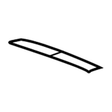 GM 23156161 Decal, Rear Bumper Fascia Upper *Carbon Flash