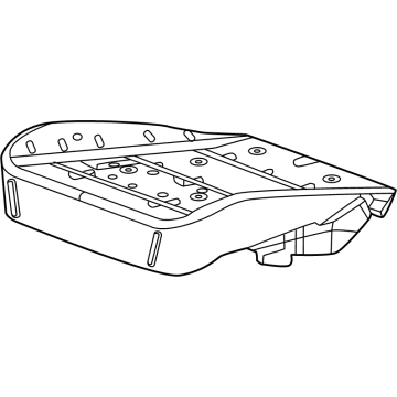 2024 Chevrolet Colorado Seat Cushion Pad - 87816570